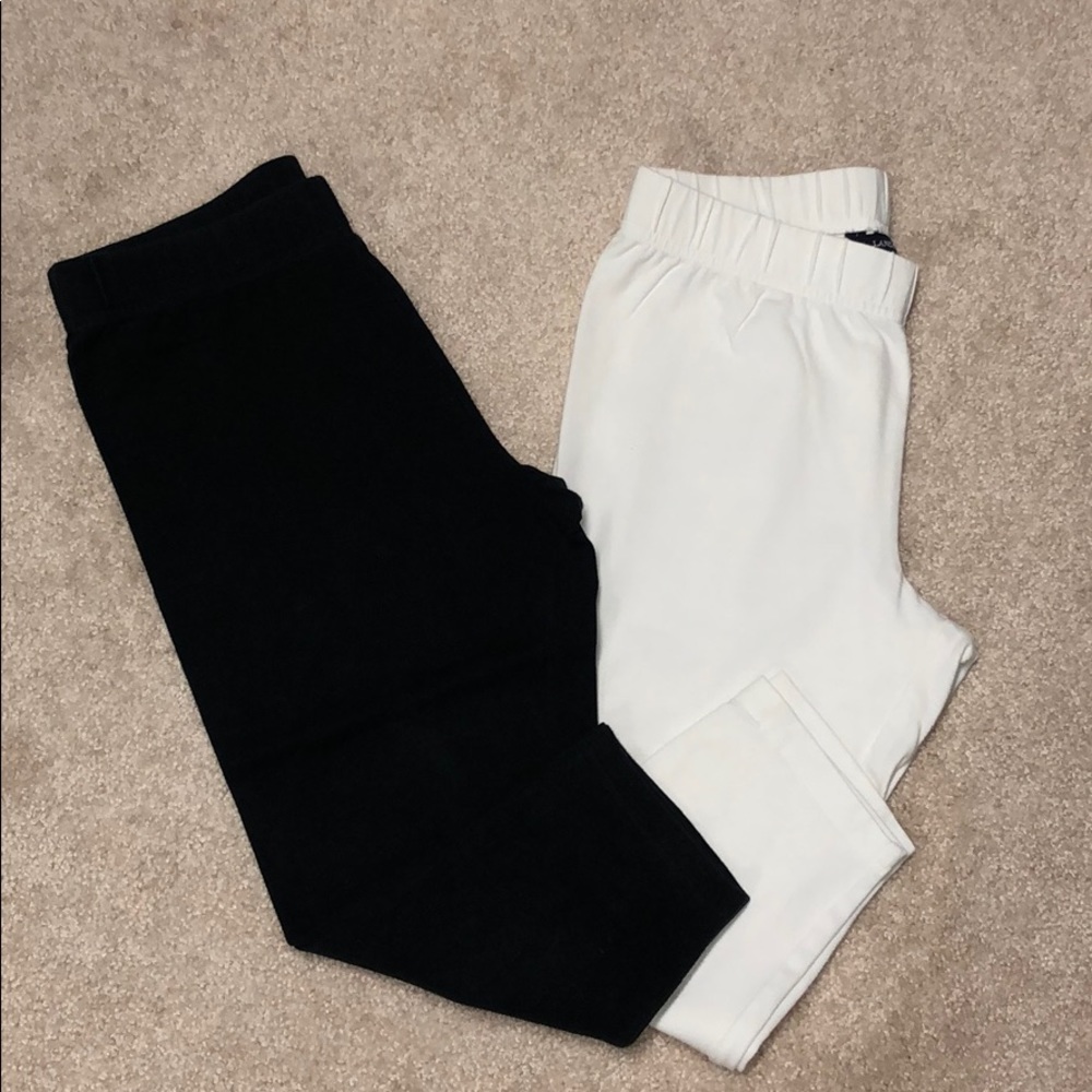 Land’s End cotton capris with elastic waist size L